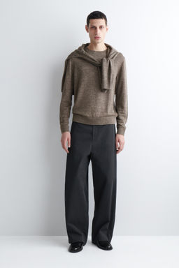 JERSEY DE PUNTO DE LINO CON CUELLO REDONDO - H&m фото 9
