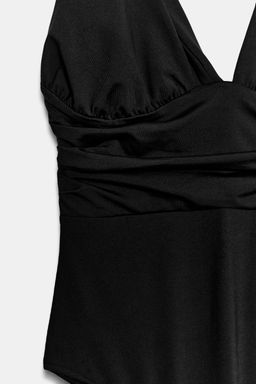 BODY POLIAMIDA ESPALDA ABIERTA / Negro - Zara фото 9