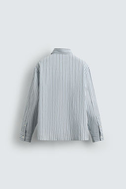 STRIPED TEXTURED SHIRT