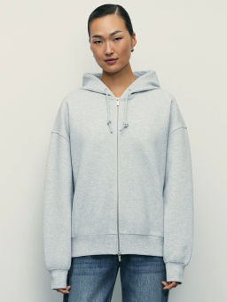 Худи оверсайз с рисунком на спине / Zarina  фото 4