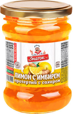 З Лимоны с Имбирем протерт. с сахаром 280г