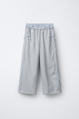 PANTAL?N NYLON LAZOS FORRO POLAR / Gris