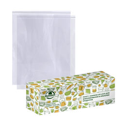 Набор пакетов 20 шт. zip-lock для замор. и хранения продуктов. 1,3 л арт. VL80-506 (80.506)