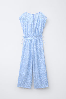 LONG TEXTURED PRINT JUMPSUIT - Zara фото 2