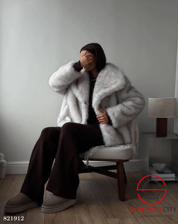 Шуба женская из искусственного меха