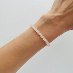 Браслет из Розового кварца - Радуга самоцветов фото 3