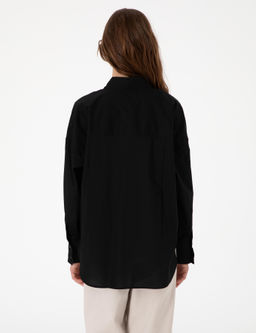 Siyah Oversize Uzun Kollu G_mlek - Pierre cardin фото 5