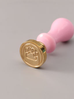 Подарочный набор для сургучной печати «Лапка котика», печать, ручка, сургуч, 12.5×10×3.6 см