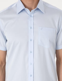 A__k Mavi Regular Fit Uzun Kollu Basic G_mlek