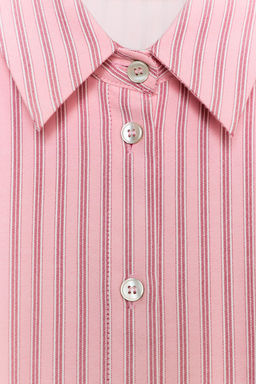 STRIPED BALLOON OXFORD SHIRT - Zara фото 8