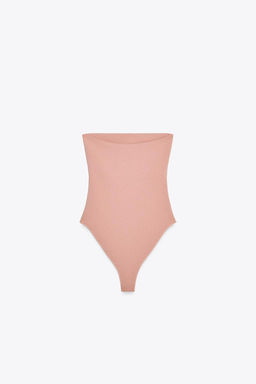 STRETCH BANDEAU BODYSUIT - Zara фото 16