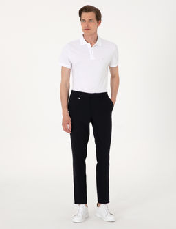 Lacivert Slim Fit Klasik Jogger Pantolon