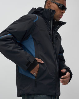 Горнолыжная куртка мужская зимняя темно-синего цвета 7617TS - Mtforce фото 6