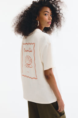 Camiseta oversize estampada - H&m фото 5