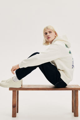 Sudadera con capucha y estampado Loose Fit - H&m фото 4