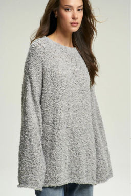 Джемпер Букле HAND MADE Grey