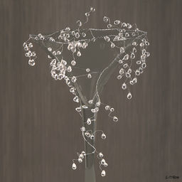 Ветка декоративная стеклярус 116 см / SA13553-1 /уп 400/гирлянда - Галеонтрейд фото 2