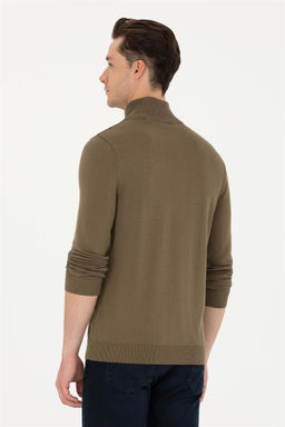 U. S. Polo Assn Мужской базовый свитер цвета хаки - U.s. polo assn фото 12