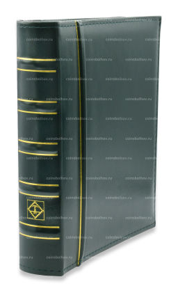 Альбом для монет с 10 листами формат Optima Зеленый Классический дизайн LEUCHTTURM 307376