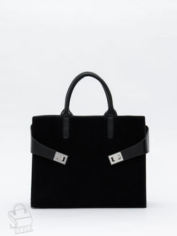 Сумка женская кожаная 11188VGF black Vitelli Grassi