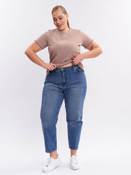 Футболка в рубчик FU25002BEG18 - Артесса фото 6