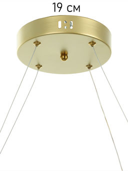 Люстра Ella 88 Вт LED 3000-6000К медь 100×35×120 см