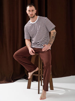 Пижама 100% хлопок Полоса