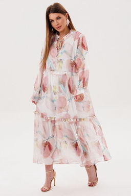 Платье AmberA 1130-3 цветы