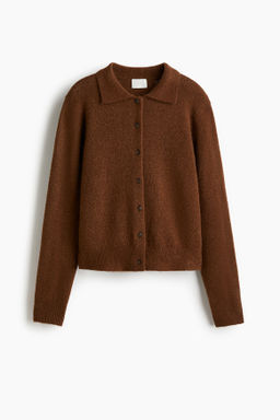 C?rdigan con cuello camisero
