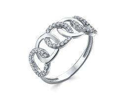 Кольцо из серебра куб.циркон., В10-1161