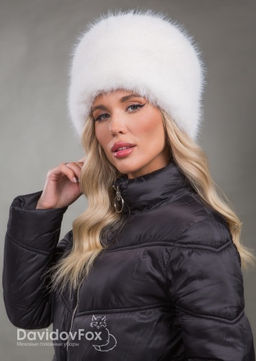 Шапка Кубанка экомех белый