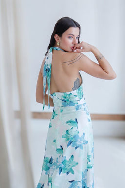 Martichelli Платье летнее с цветочным принтом  фото 4