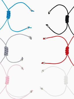 Цена за 12 шт. Браслет под натуральный камень «Крошка» с бусиной №8, d=6 см, МИКС