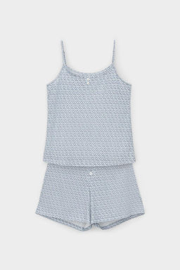 Е 20112/сахар,восточный орнамент пижама жен