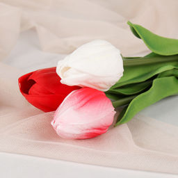 Цветок искусственный Тюльпан 50 см / 7 /уп 50/600/ латэкс - Галеонтрейд фото 5