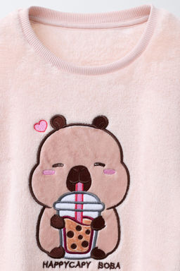 AGES 6-14/ HELLO KITTY FLEECE PYJAMAS - Zara фото 6