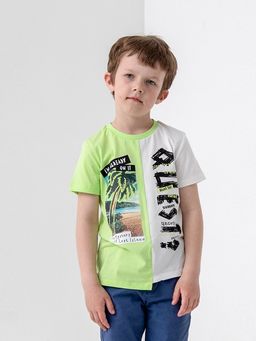 CRB wear/CSKB 63097-36-315 Футболка для мальчика,лайм/Ex.Cherubino