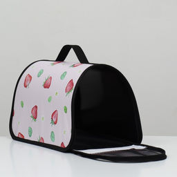Сумка - переноска для животных Клубничка, каркасная, 40 х 25 х 25 см - Simaland фото 4