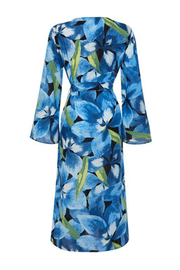 Plaj Giyim Cicek Desenli Kusakl? Maxi Dokuma %100 Pamuklu Kimono&Kaftan TBESS24KM00014 - Trendyolmilla фото 9