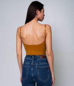 Топ #КТН838, горчичный - Dommod фото 5