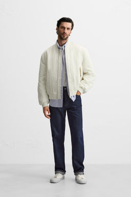 QUILTED BOMBER JACKET - Zara фото 9