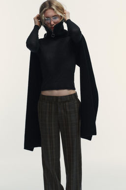 CHECK TROUSERS - Zara фото 4