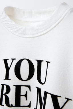 FLOCK SLOGAN SWEATSHIRT - Zara фото 3