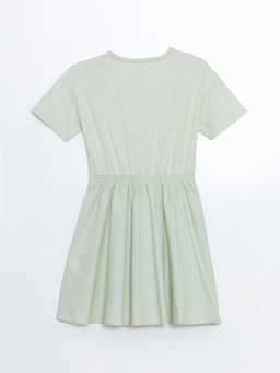 Bisiklet Yaka K?z ?ocuk Elbise