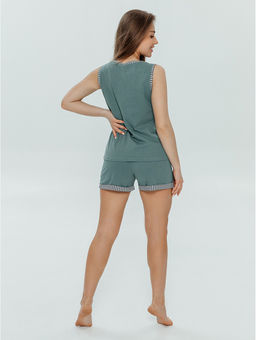 Стеша пижама женская (черный) - Lovetex фото 7