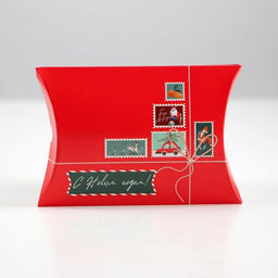 Цена за 5 шт. Коробка сборная фигурная Посылка, 11 8 2 см