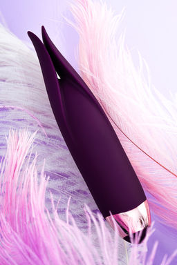 Вибростимулятор LEROINA by TOYFA Flo, силикон, фиолетовый, 18,5 см