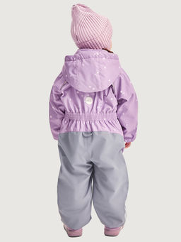 Комбинезон 8м0626 пудра/светло-серый