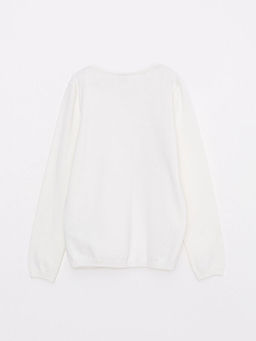 Bisiklet Yaka Basic Uzun Kollu K?z ?ocuk Triko H?rka - Waikiki фото 2