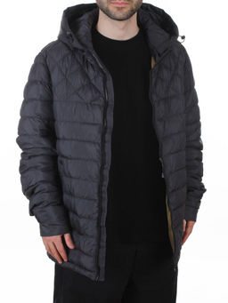 D82044 DK. GRAY Куртка мужская демисезонная (100 гр. холлофайбер)